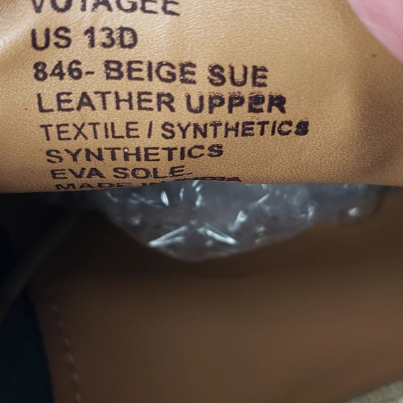 Steve Madden Mens Voyagee Beige Suede Burnish Oxfords Sz 13D Extra Light - Picture 10 of 11